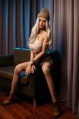 New 168cm Full Doll Sex Toys Flexible Metal Skeleton Lifelike Oral Ass Vagina Real Doll Sex Doll Silicone For Men by automatic woman